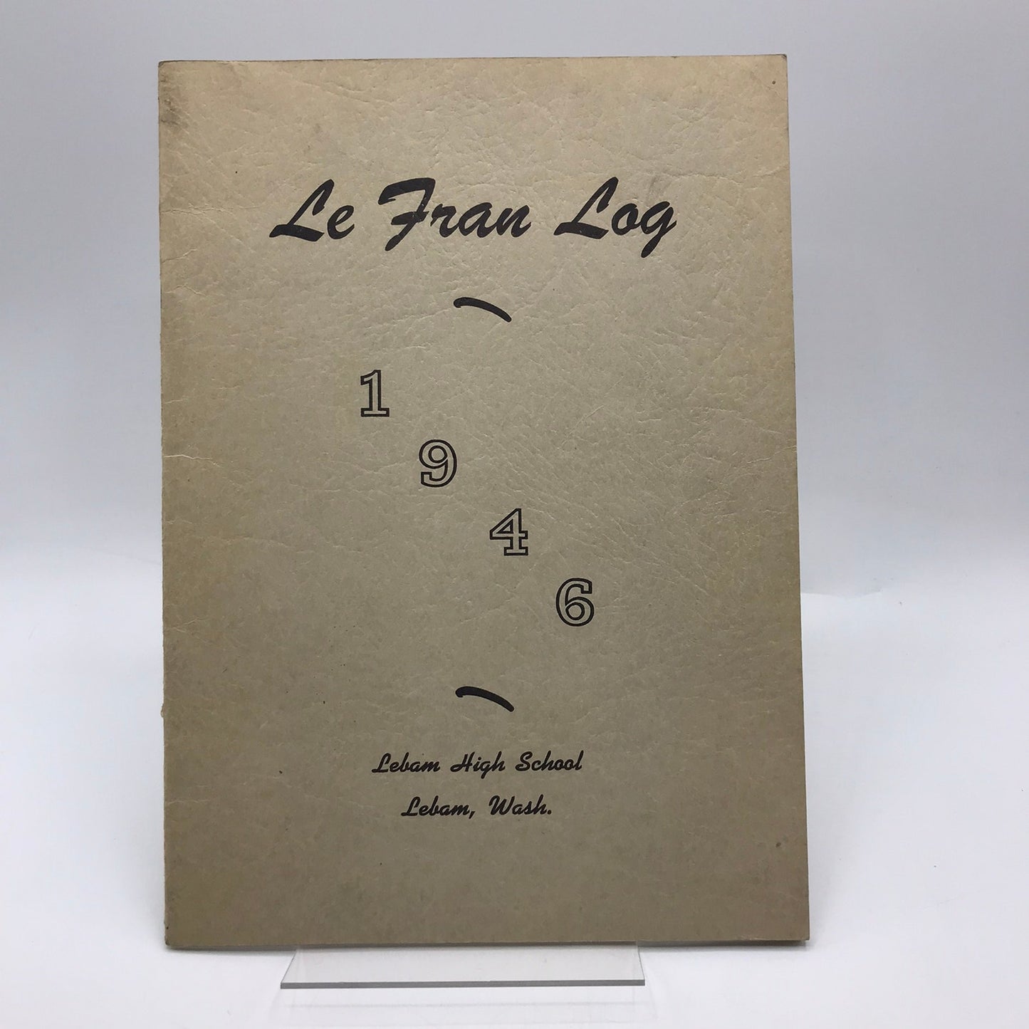 Le Fran Log 1946 Lebam High School Yearbook Washington Photography Memorabilia
