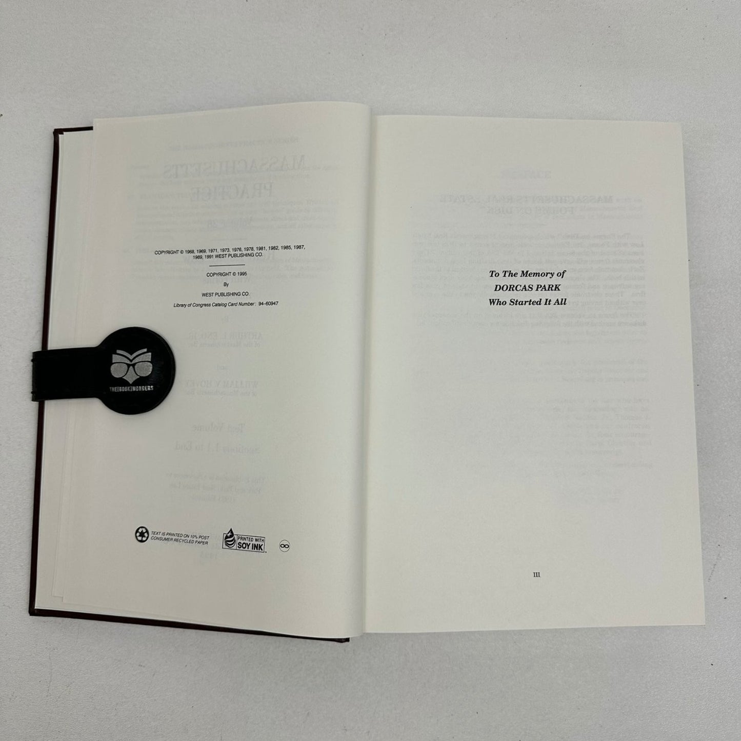 Massachusetts Practice Real Estate Law With Forms Eno & Hovey Third Ed 1995