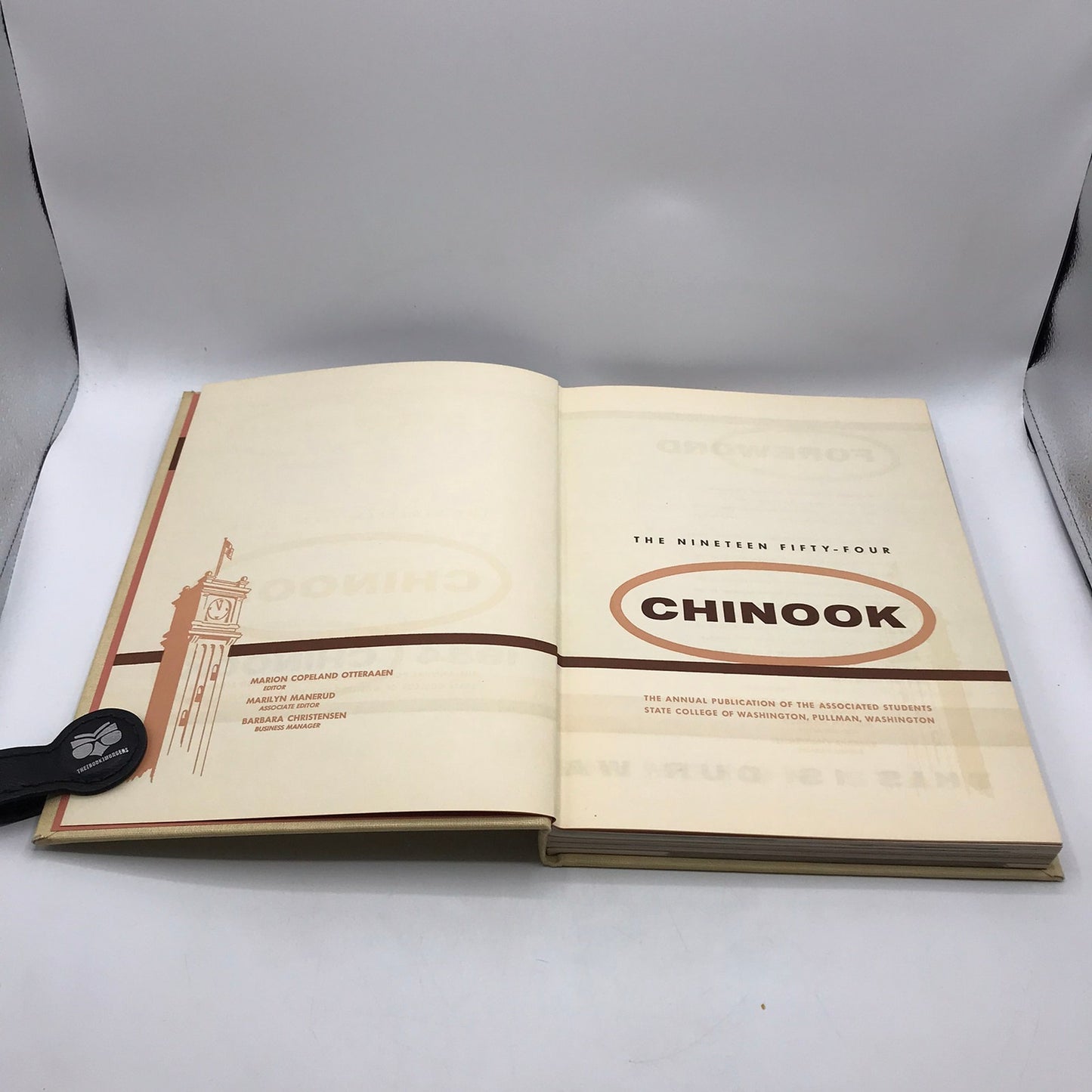 Chinook 1954 Yearbook State College of Washington Pullman Memorabilia Photograph