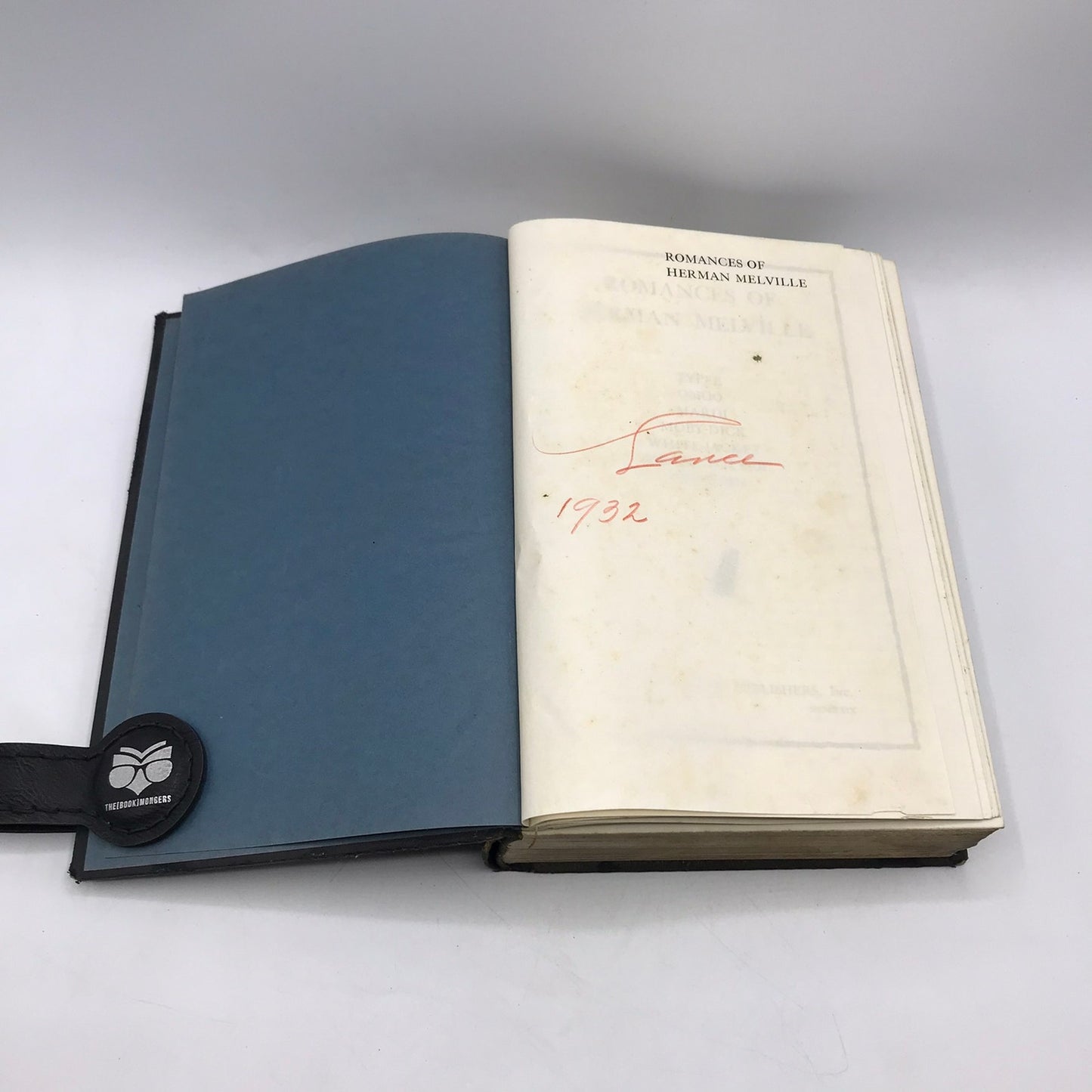 Romances of Herman Melville Typee Omoo Mardi Moby-Dick White-Jacket Redburn 1928