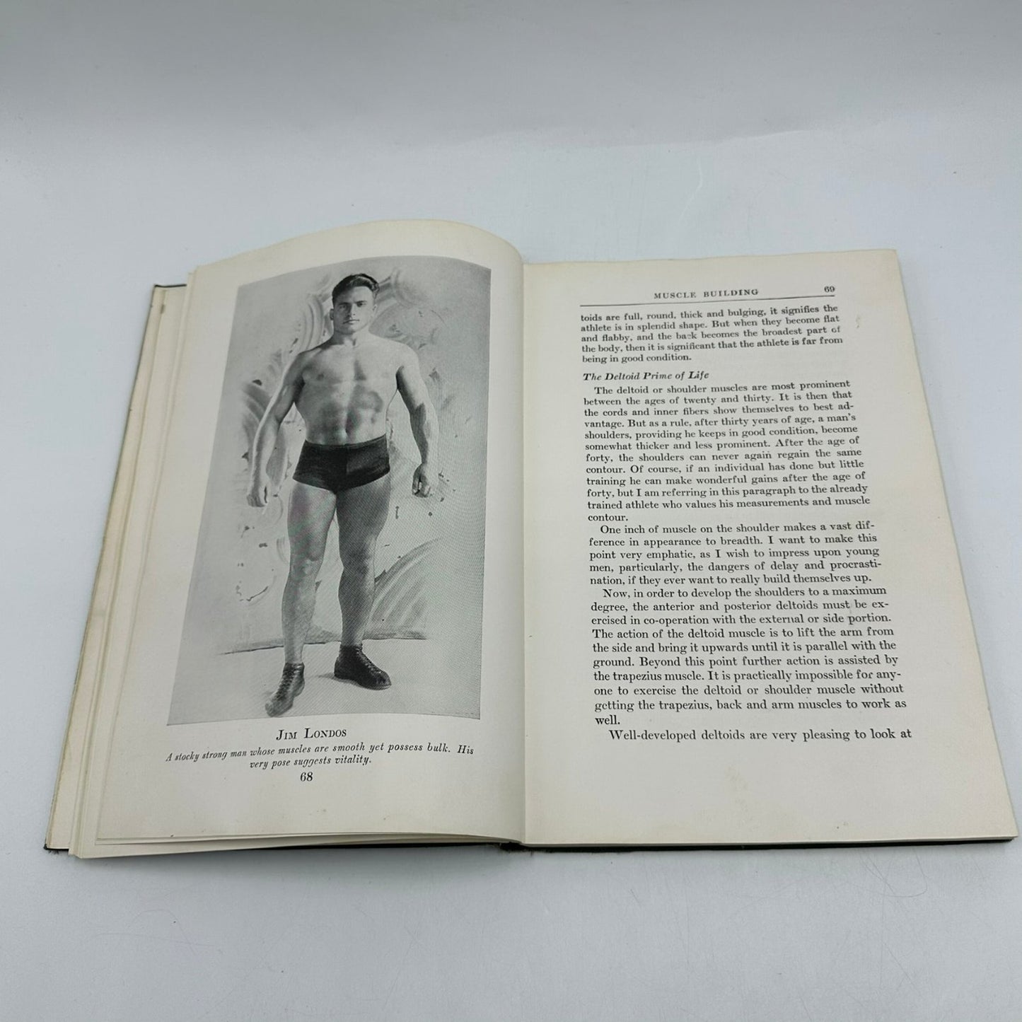 Muscle Building Earle Liederman 1924 Physical Culture Hardcover 1926 Reprint