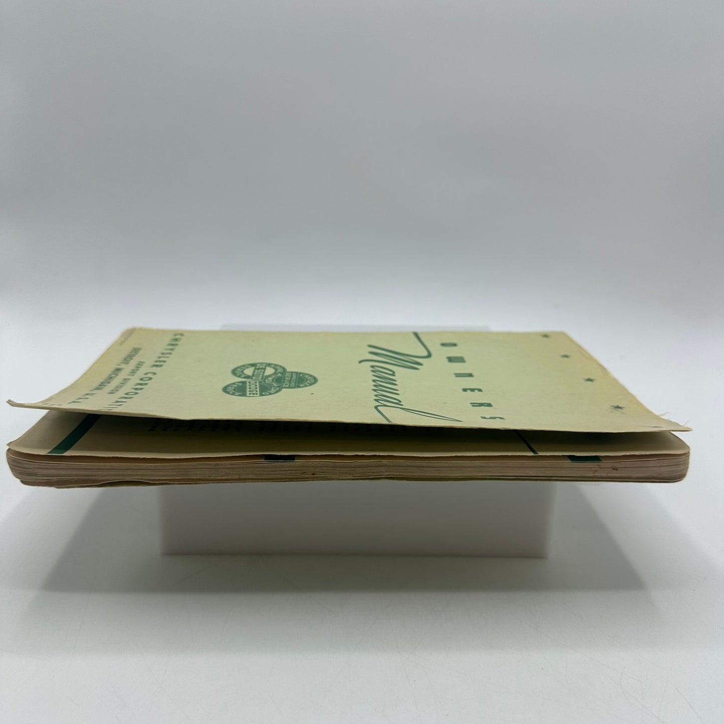 Chrysler OEM Owners Manual 1950 Plymouth Dodge Second Edition Car Repair DX-6957