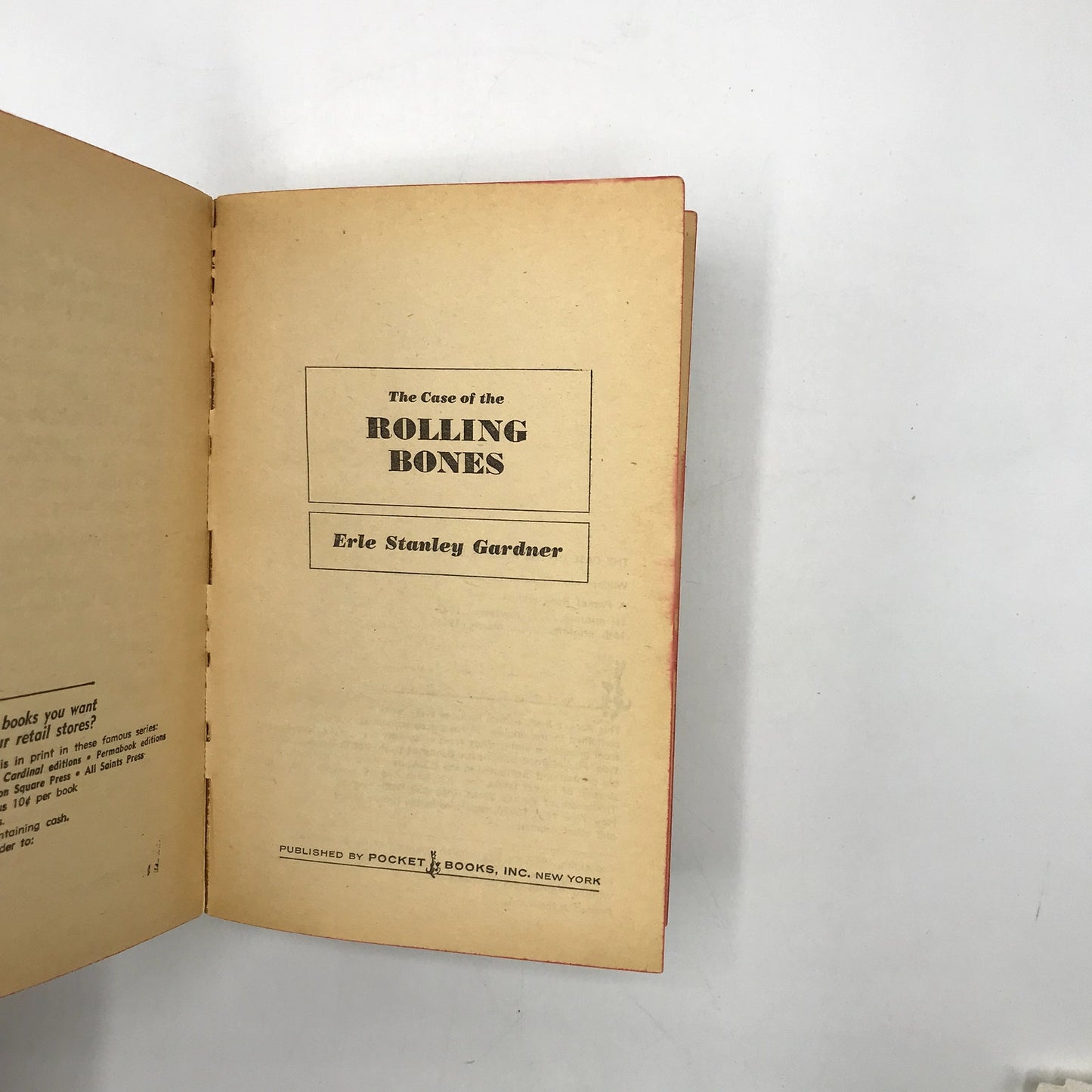 Perry Mason Series Lot of 3 Vintage Paperback Books by Erle Stanley Gardner