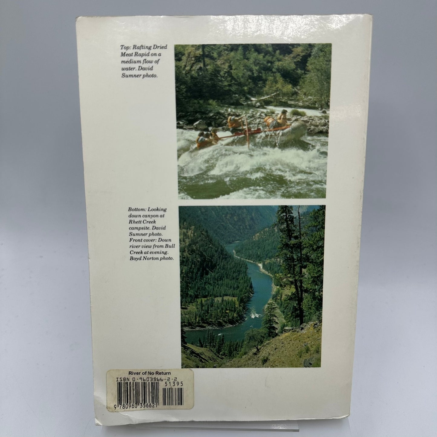 River of No Return Cort Conley and John Carrey Travel Literature Guidebook 1978
