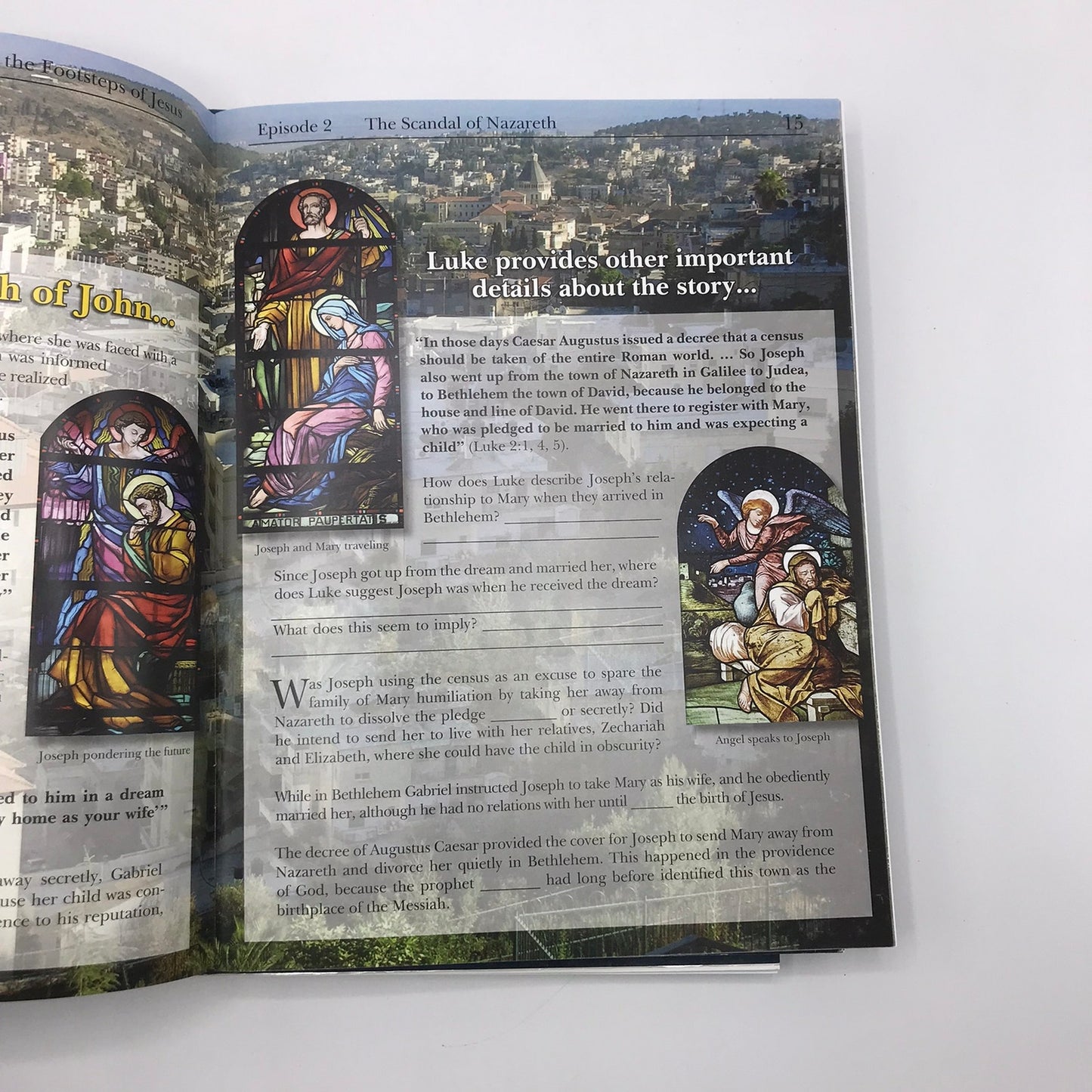 Tracing The Footsteps of Jesus Leaders Manual & Work Books 1-4 Set of Paperbacks