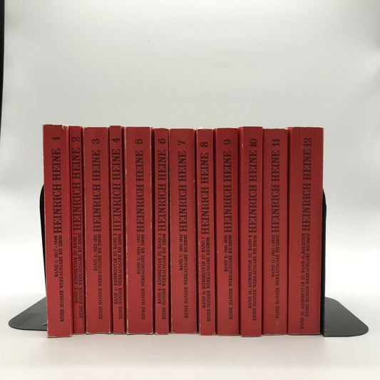 Complete 12 Volume Set Heinrich Heine Paperback Books in German 1970s