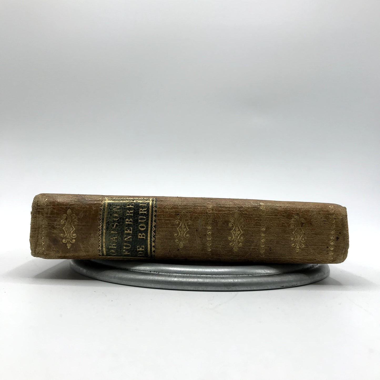 Oraisons Funebres Choisies Hardcover Decorative Antique French Book 1802