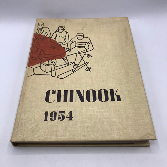 Chinook 1954 Yearbook State College of Washington Pullman Memorabilia Photograph