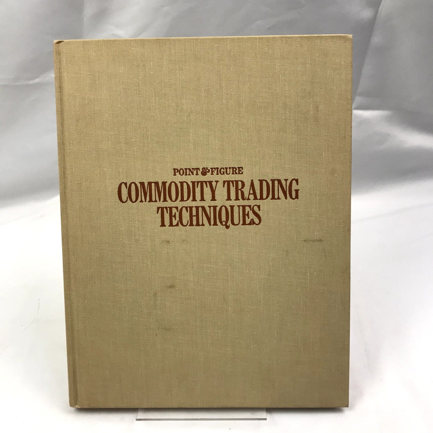 Point & Figure Commodity Trading Techniques Hardcover by Kermit C. Zieg 1975