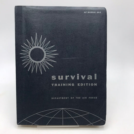 Survival Training Edition Air Force Manual 64-3 Feb 1956 Military Guide Book