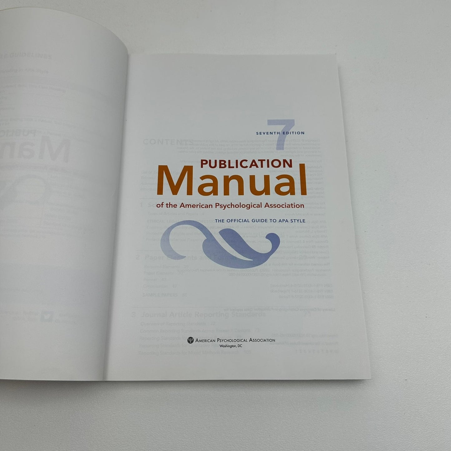 Publication Manual of American Psychological Association 7th Edition APA Style