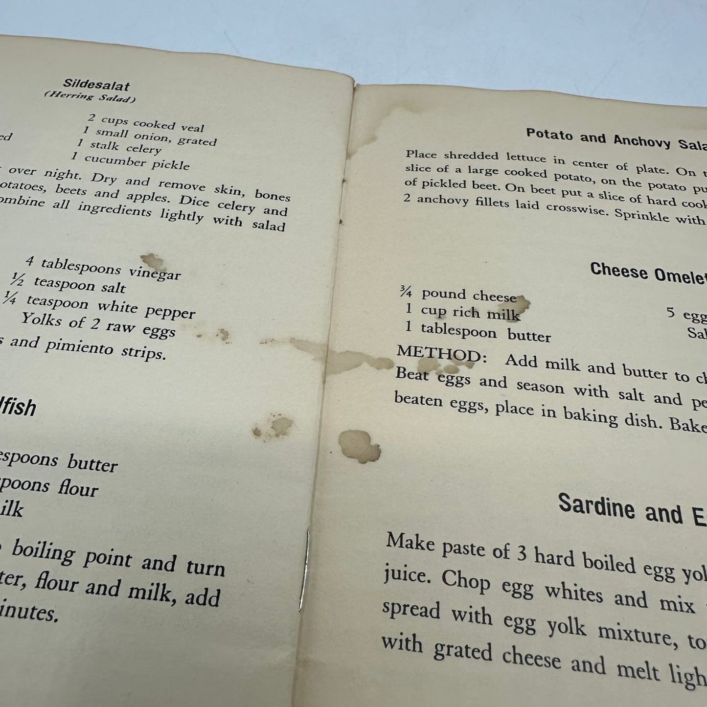 111 Scandinavian Recipes Julia Peterson Tufford 1940 Vintage Cookbook