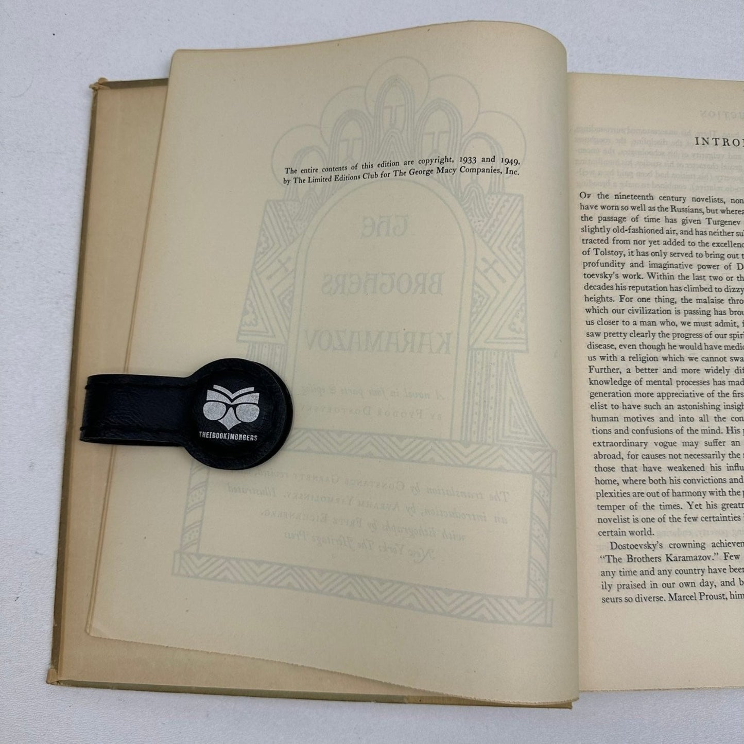 The Brothers Karamazov Dostoevsky 1949 Heritage Press Illustrated Classic