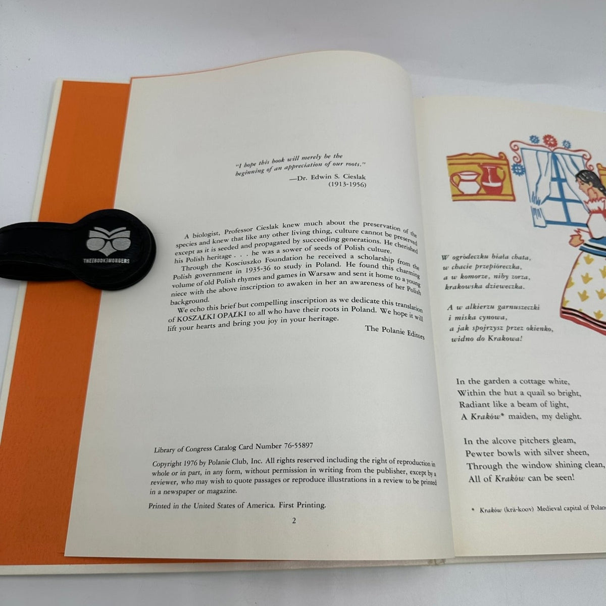 Treasured Polish Folk Rhymes Songs Games Zofia Rogoszówna 1976 First Edition