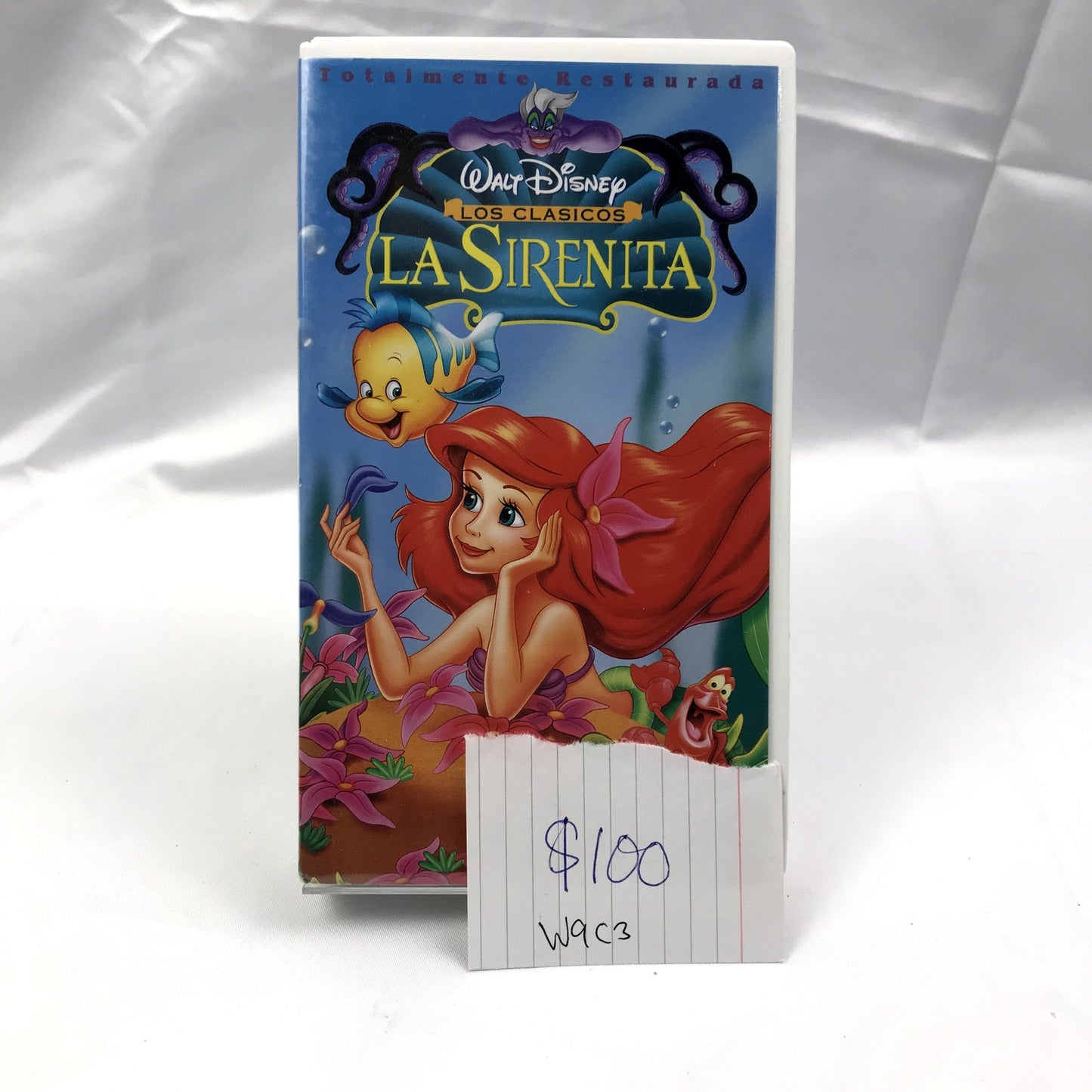 The Little Mermaid La Sirenita Walt Disney Los Clasicos Family VHS Tape 1989