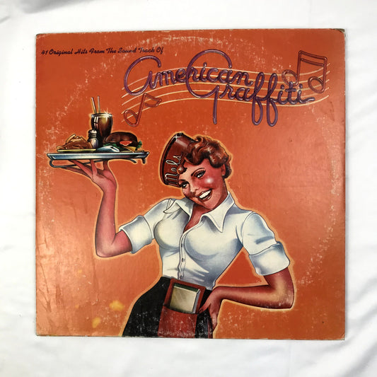 American Graffiti 41 Original Hits from the Soundtrack Double LP Vinyl 1973