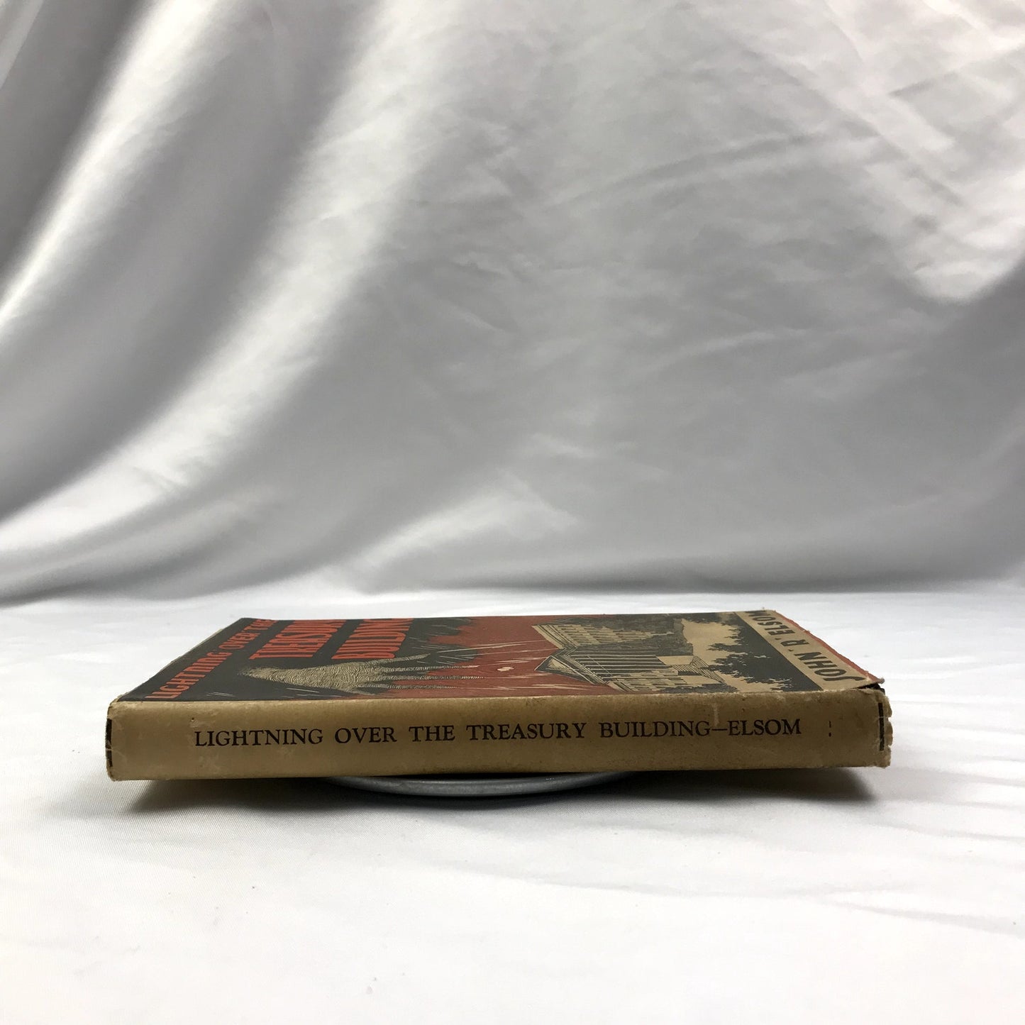 Lightning Over The Treasury Building by John R. Elson Hardcover Book 1941