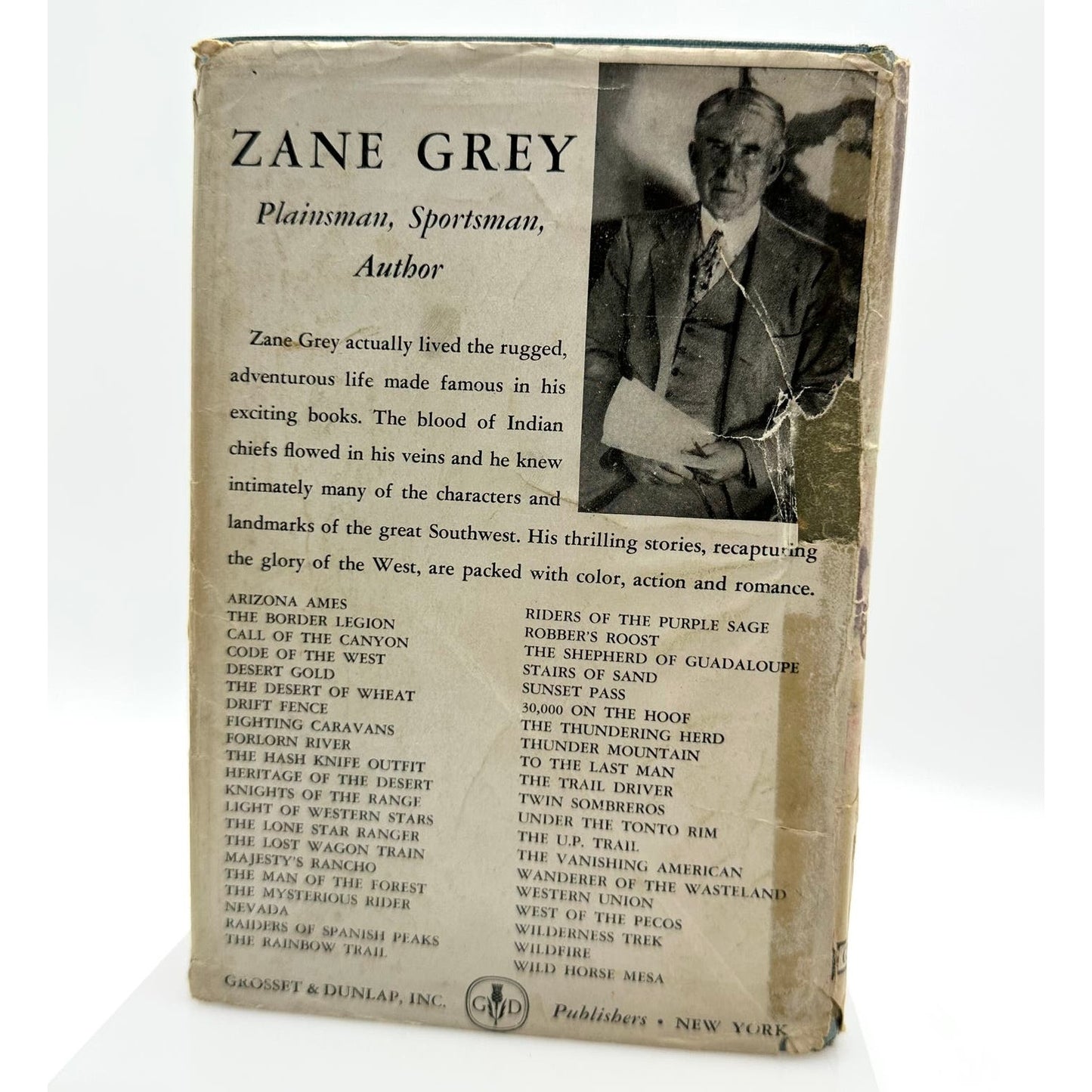 The Lost Wagon Train by Zane Grey 1936 Western Novel Hardcover Book