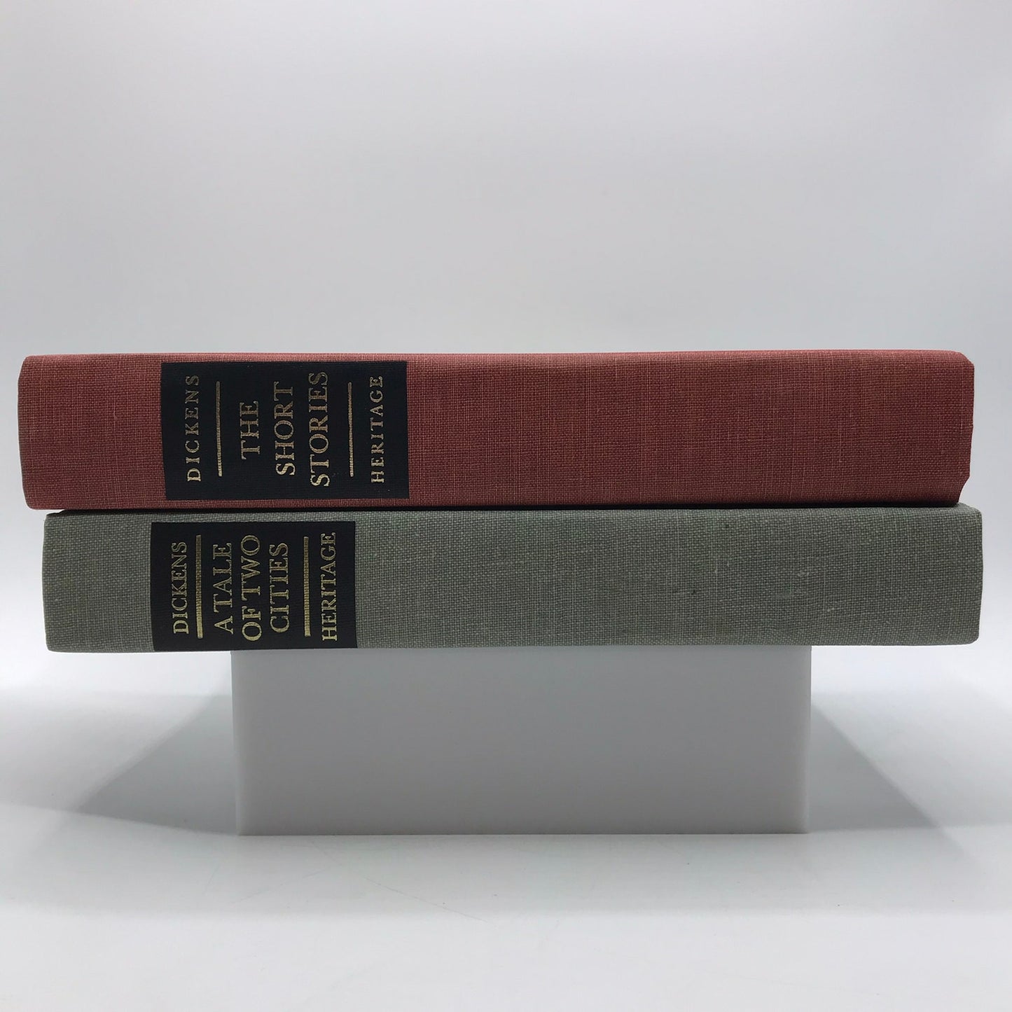 Lot of 2 Charles Dickens A Tale of Two Cities & The Short Stories Illustrated