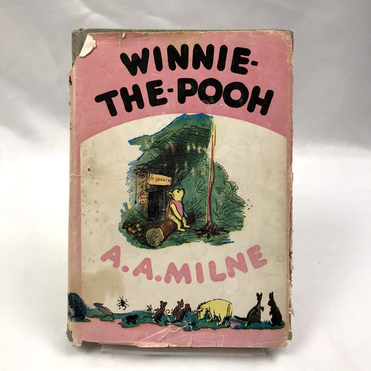 Winnie-The-Pooh Illustrated Hardcover Book by A. A. Milne with E. Shepard 1960