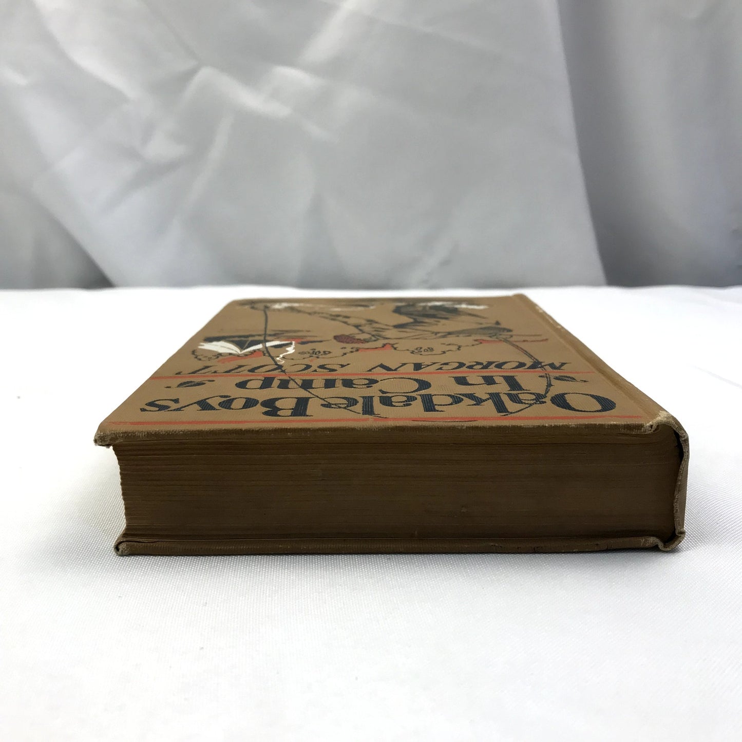 Oakdale Boys in Camp Color Illustrated Hardcover Book by Morgan Scott 1912