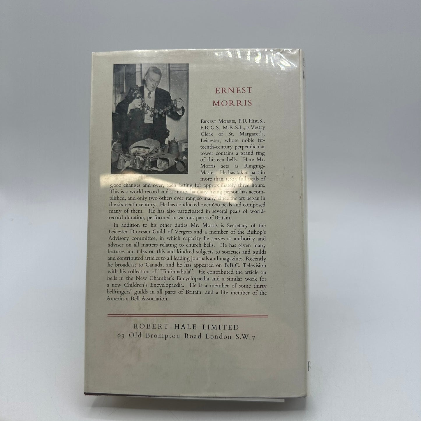 Tintinnabula Small Bells Ernest Morris 1st Edition History Tradition Photography