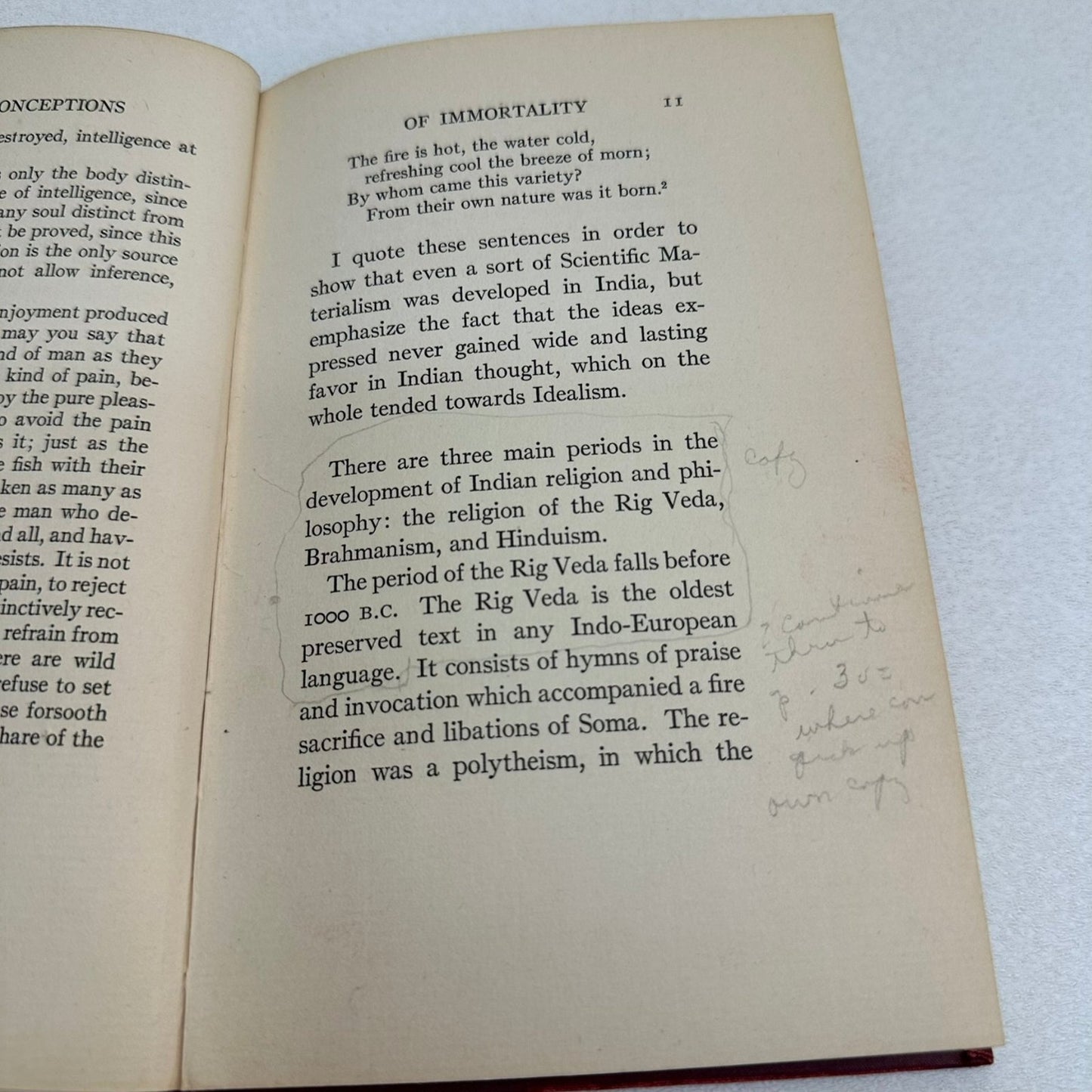 Indian Conceptions of Immortality Clarke 1934 Ingersoll Lecture Harvard Press