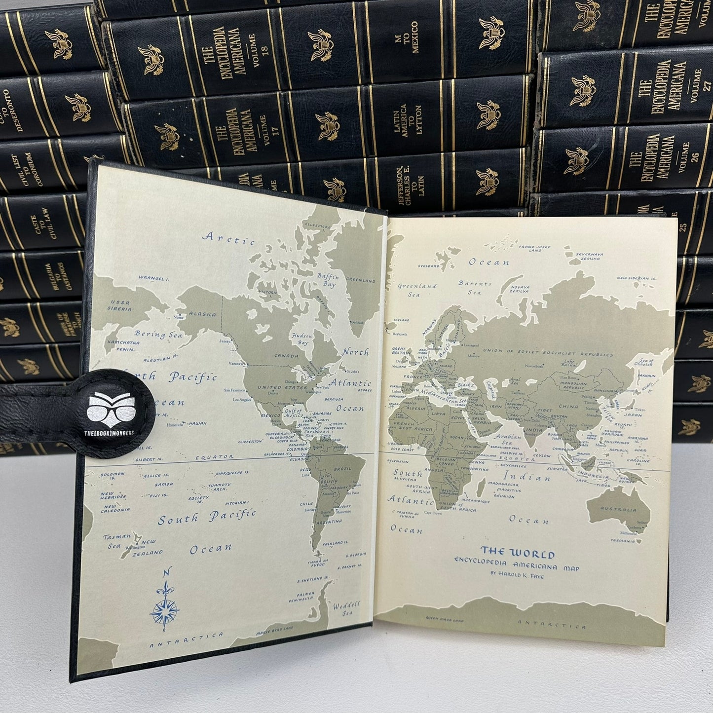 The Encyclopedia Americana Complete 30 Volume Set International Reference 1957