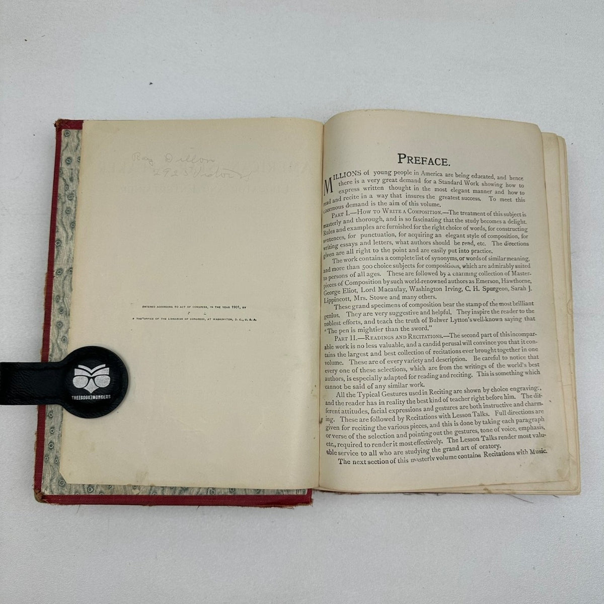 American Star Speaker Educator Entertainer Northrop 1903 Oratory Readings