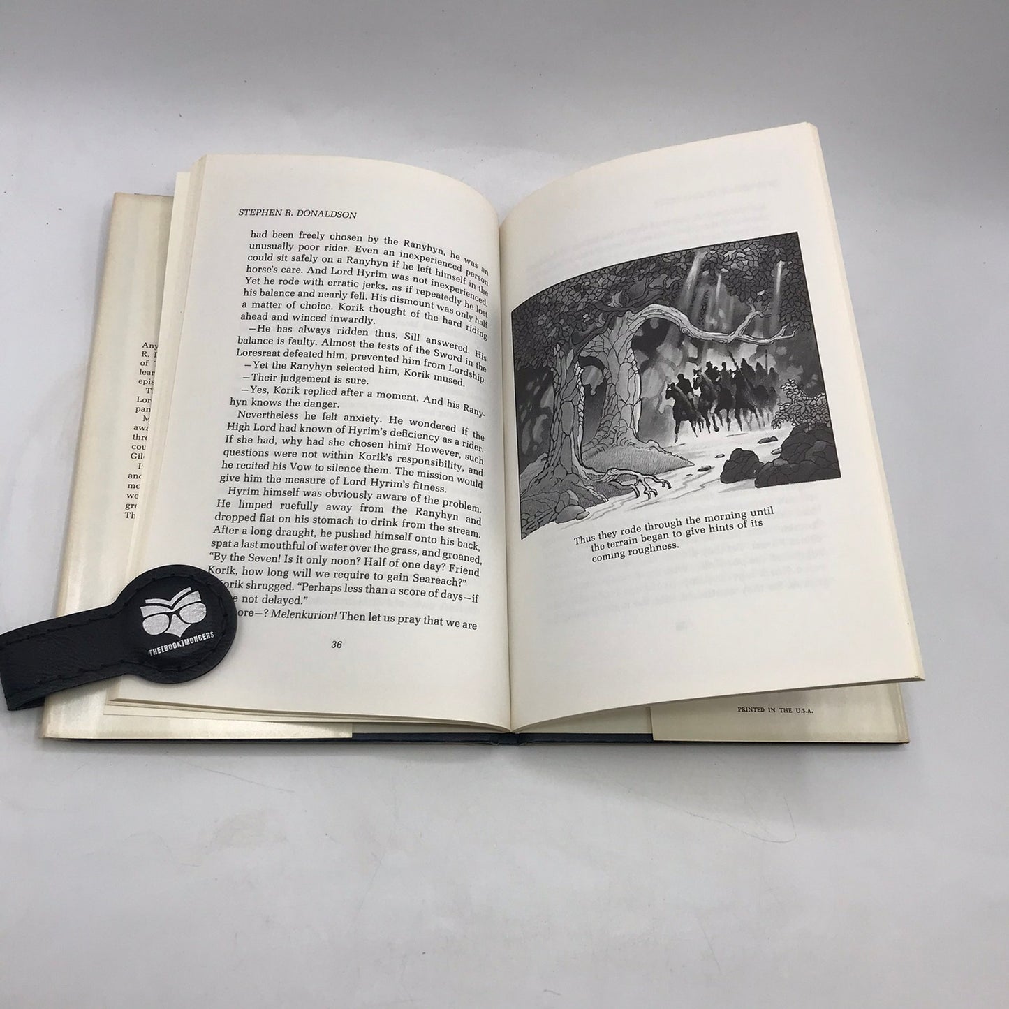 Gilden Fire Stephen R Donaldson Science Fiction Fantasy Action Book Club Edition