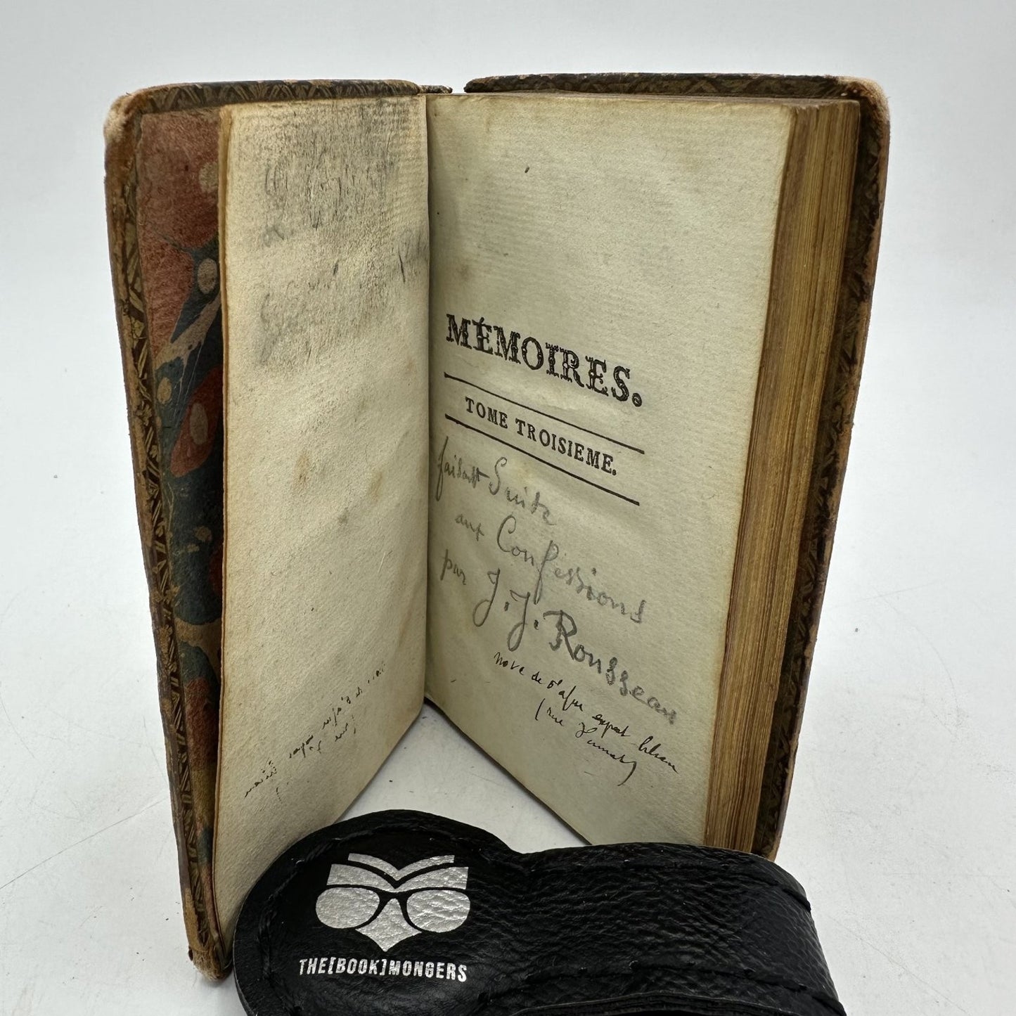 Les Rêveries du Promeneur Solitaire Rousseau 1782 French Leather Tome III