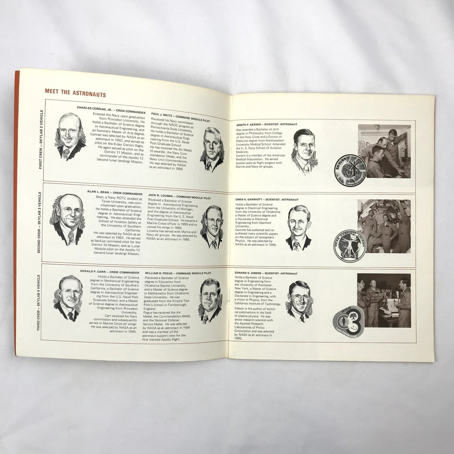 Skylab Brochure Astronomy Astronautics Life Sciences Solar Physics Observation