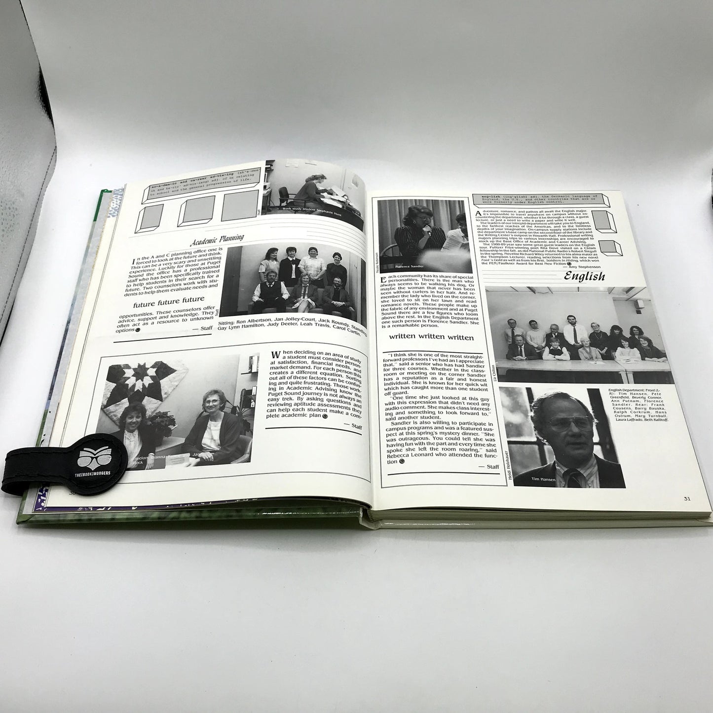 Tamanawas Volume 70 Yearbook Puget Sound College Illustrated Hardcover 1988-89