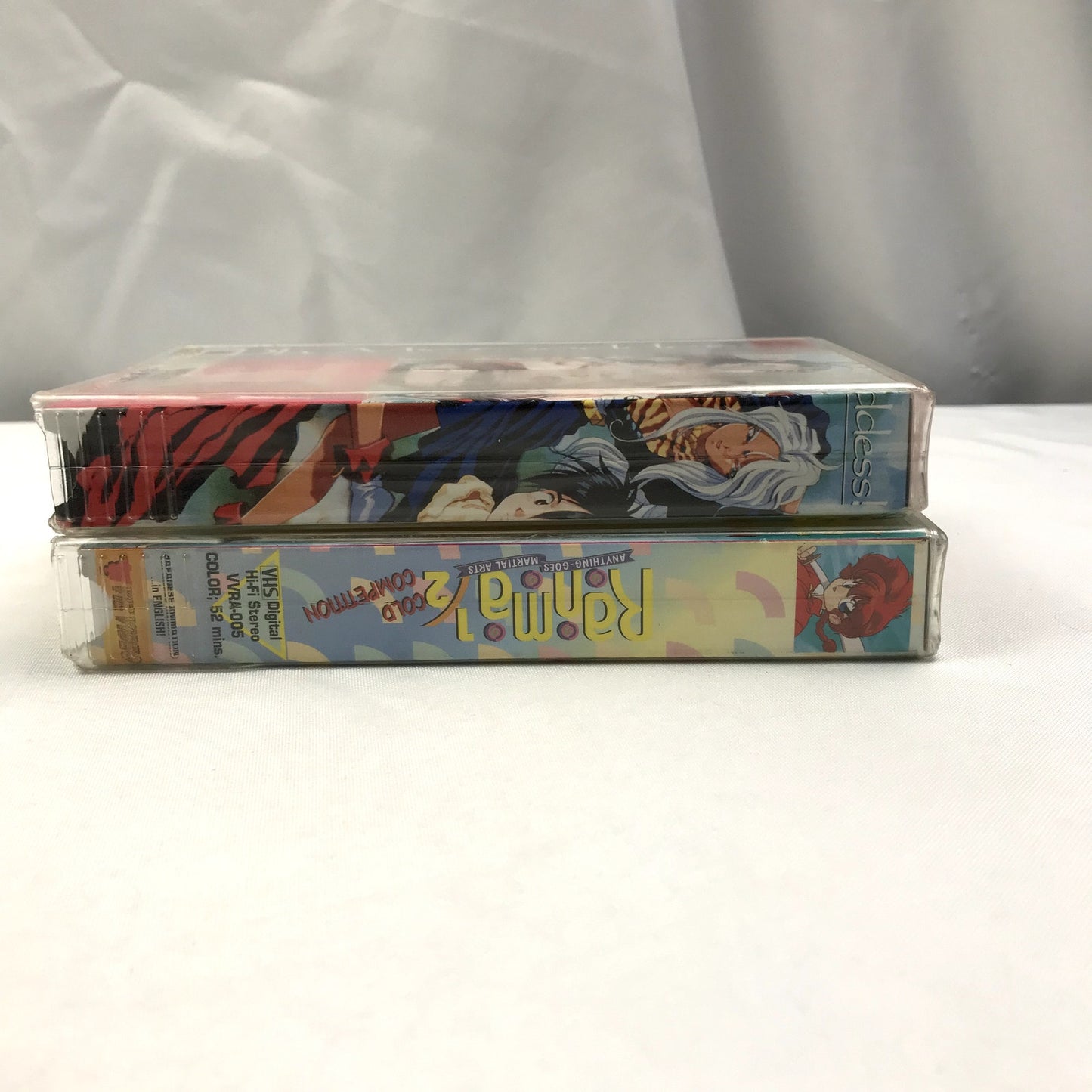Ranma 1/2 Anything Goes Vol 5 & Oh My Goddess Episode 3 Lot of 2 Anime VHS Tapes