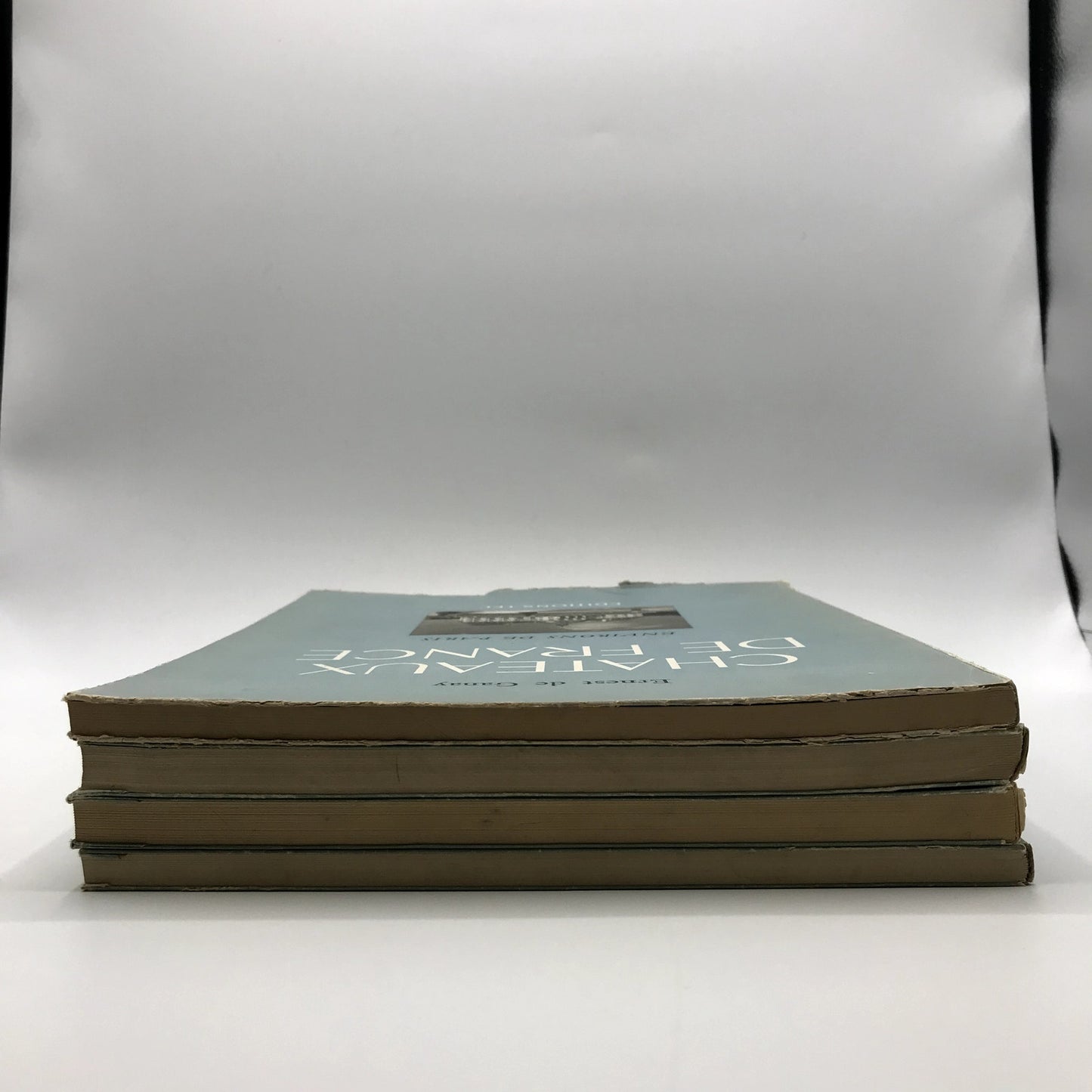 Complete 4 Volume Set of Chateaux De France Illustrated French Guide Books 1948