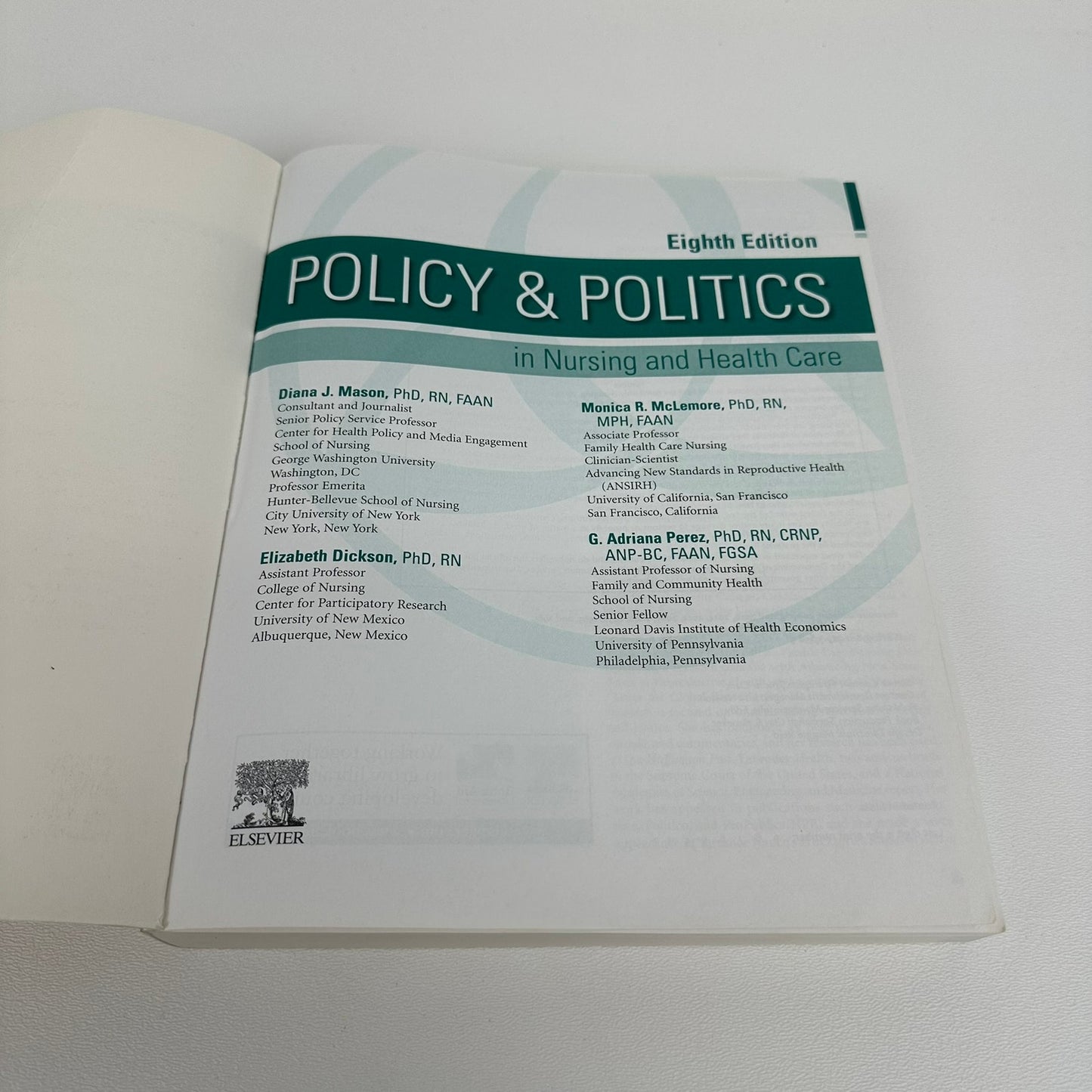 Policy and Politics in Nursing and Health Care Medical Social Science 8th Ed