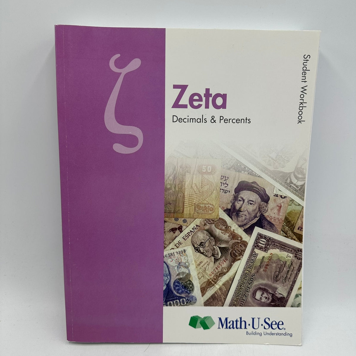 Zeta Decimals and Percents Math-U-See by Steven P Demme Curriculum Set Lot