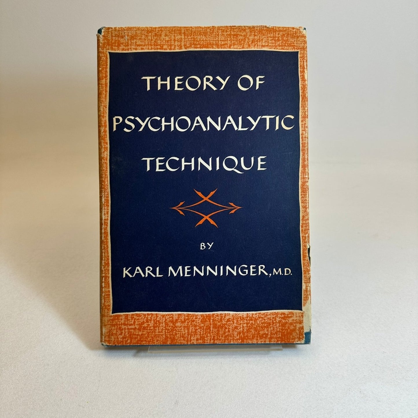 Theory of Psychoanalytic Technique Karl Menninger M.D. 1958 Psychoanalysis Basic