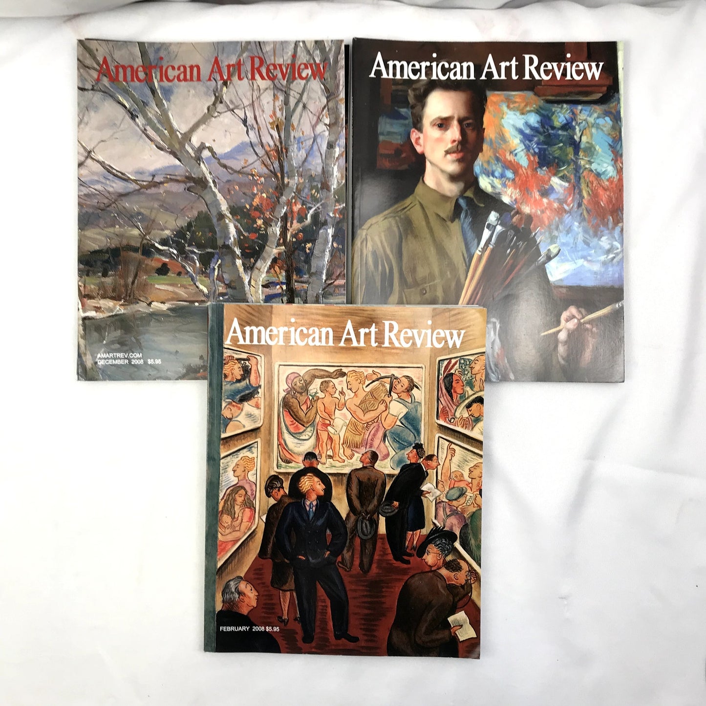 Lot of 6 American Art Review Illustrated Photographic Magazines Vol XX, 1-6 2008