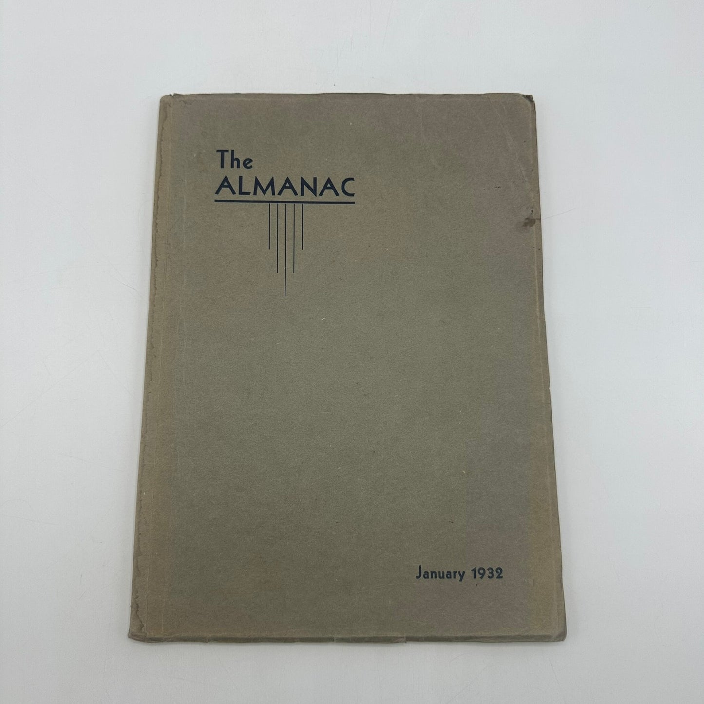 The Almanac January 1932 Franklin High Yearbook Portland OR Silhouette Edition