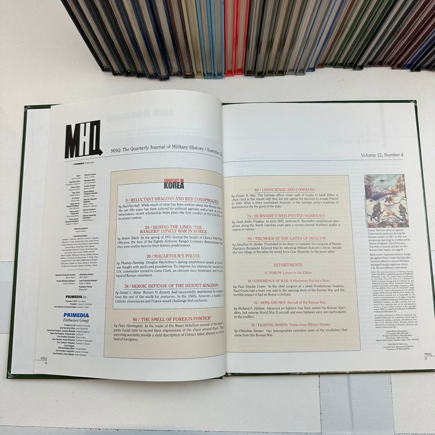 MHQ The Quarterly Journal of Military History Mixed Lot of 43 Hardcovers