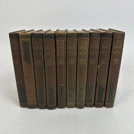 Four Minute Essays Complete 10 Volumes Dr Frank Crane Literature Philosophy 1919