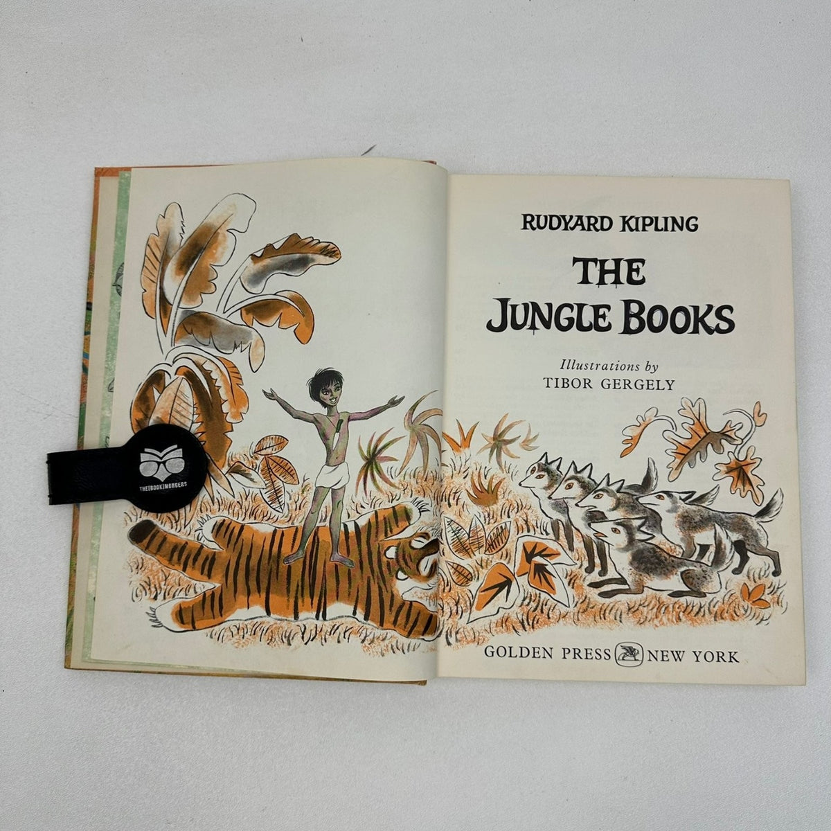 The Jungle Books Rudyard Kipling 1965 Illustrated Golden Press Classic