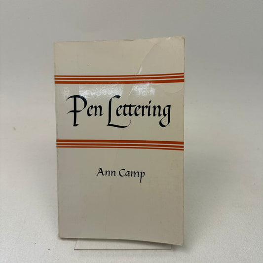 Pen Lettering Ann Camp 1980 Calligraphy Handwriting Taplinger Pentalic