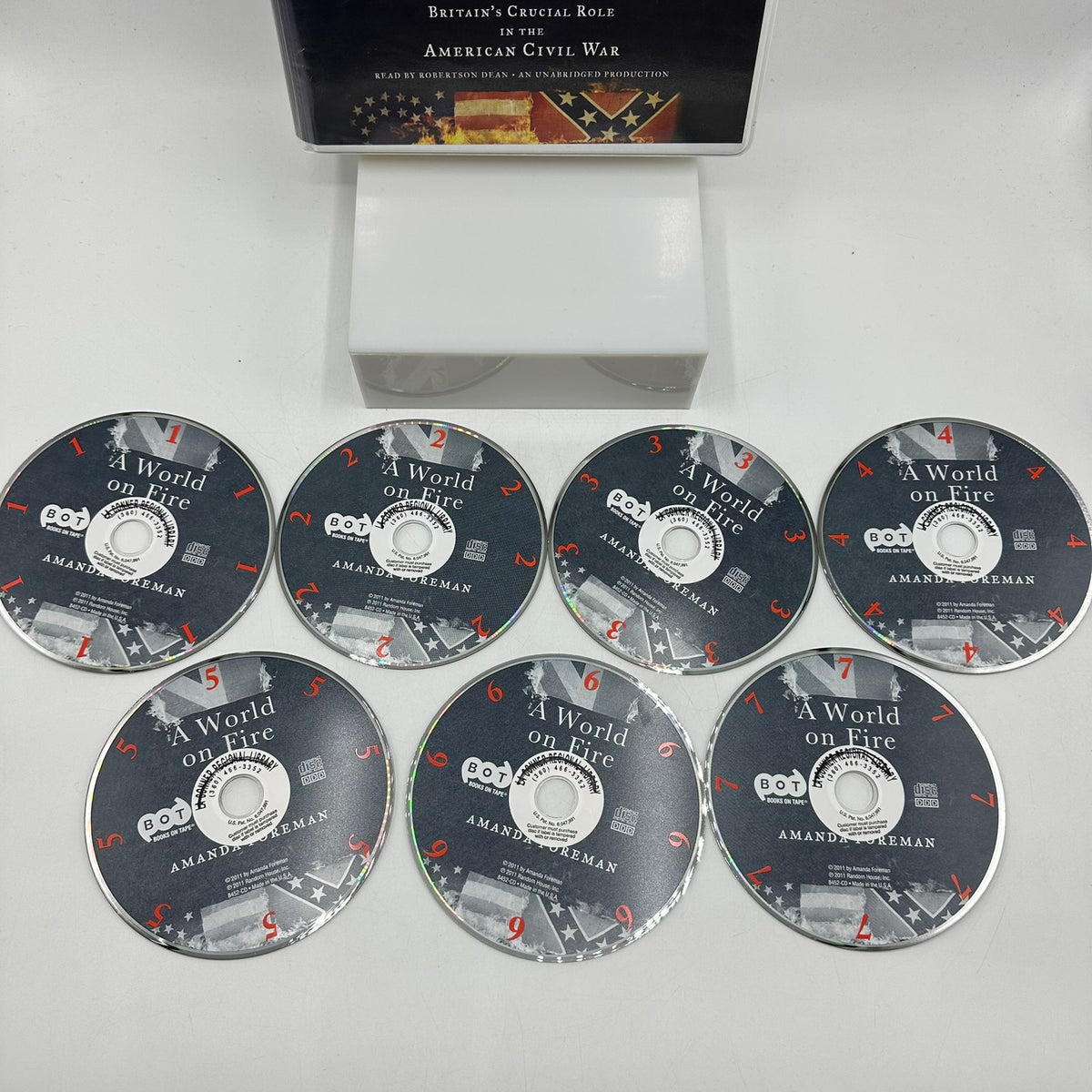 A World on Fire Britain's Crucial Role in the American Civil War Audio 26 CD Set