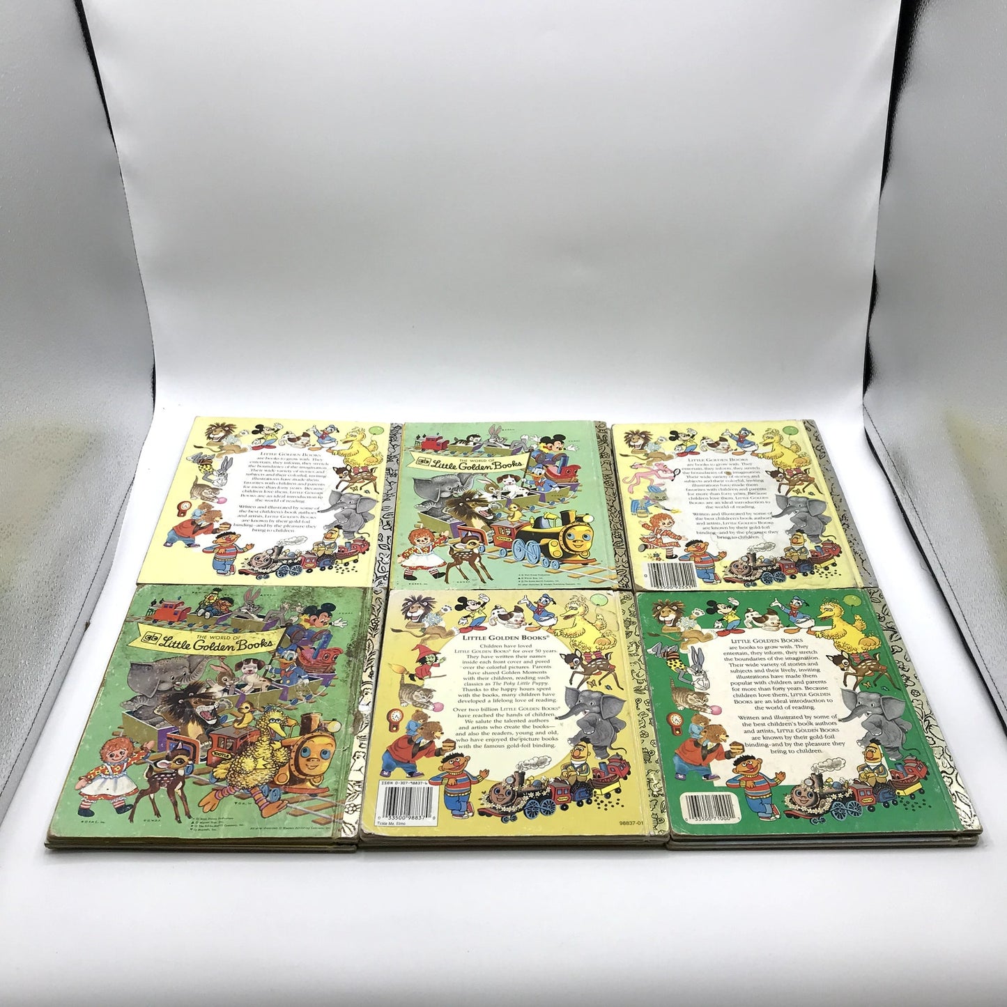 Lot of 24 Little Golden Books Illustrated Children's HCs 1990's w/Sesame Street