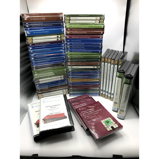The Great Course Series Huge Lot of 88 Courses Total Education Home School