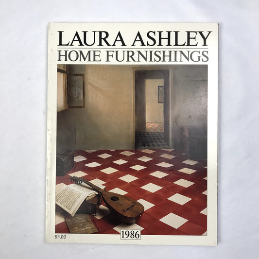 Laura Ashley Home Furnishings & Decoration Illustrated Rare Catalogue 1986