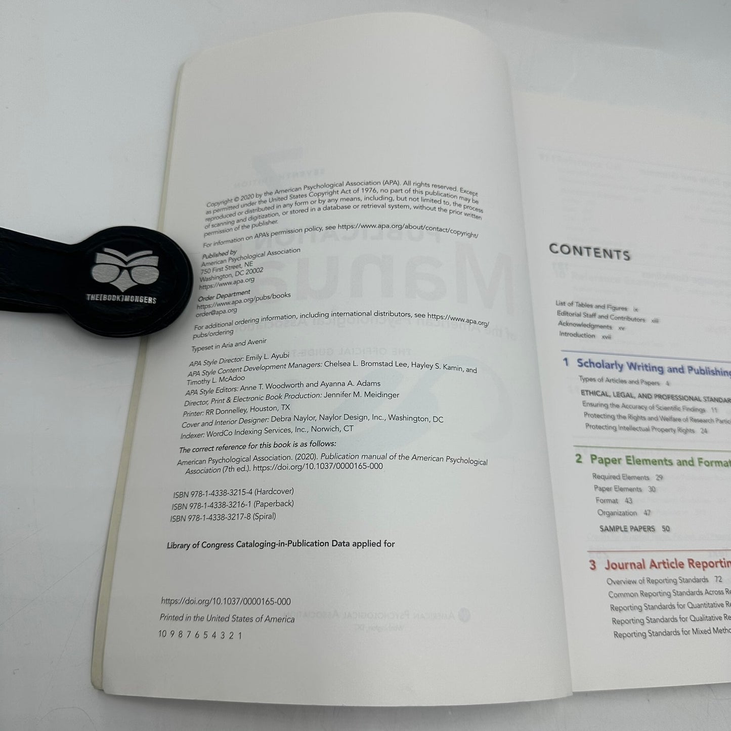 Publication Manual of the American Psychological Association Seventh Edition