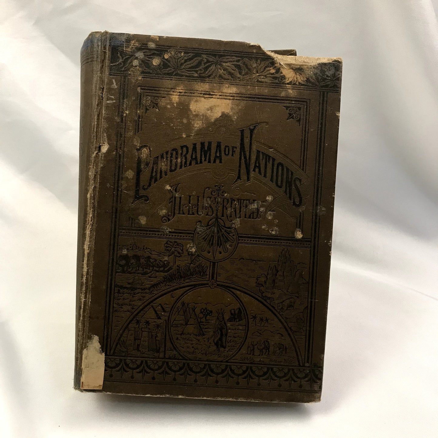Panorama Of Nations Illustrated Historical Hardcover Book by H G. Cutler 1888